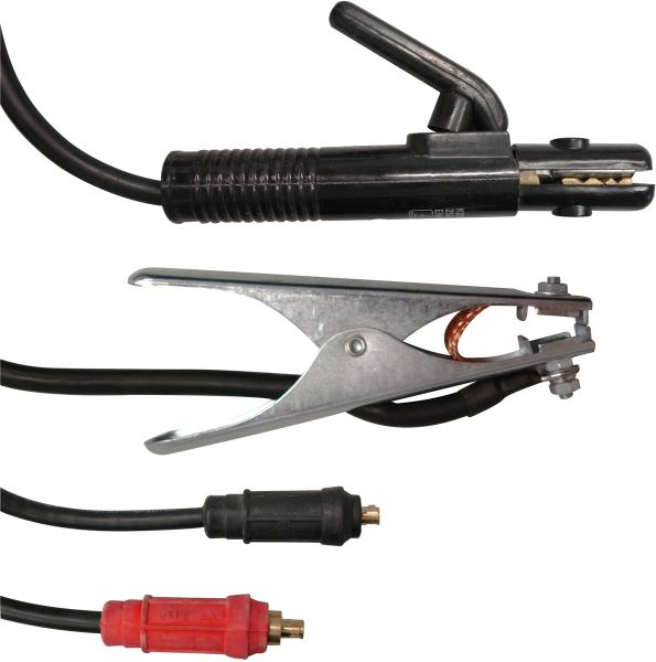GÜDE Schweiß-Kabelset 250A Elektrodenhalter Massekabel 1,5 Meter 