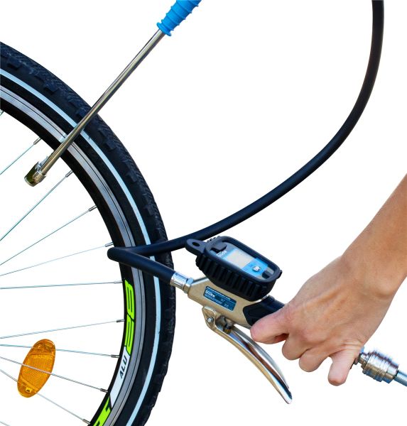GÜDE digitaler Reifenfüller V 12 PRO digital Manometer 12 bar Reifenfüllgerät 