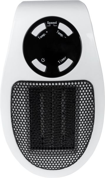 GÜDE GSH 500 K mini Steckdosen-Heizlüfter kompakt Heizer 500 Watt Elektroheizer 
