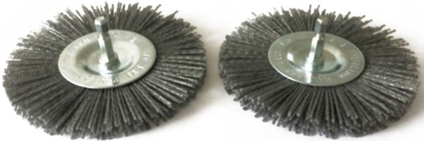 GÜDE 2er-Set Ersatzbürsten für Fugenreiniger GFR 401 Nylonbürste 110 mm Ersatz 