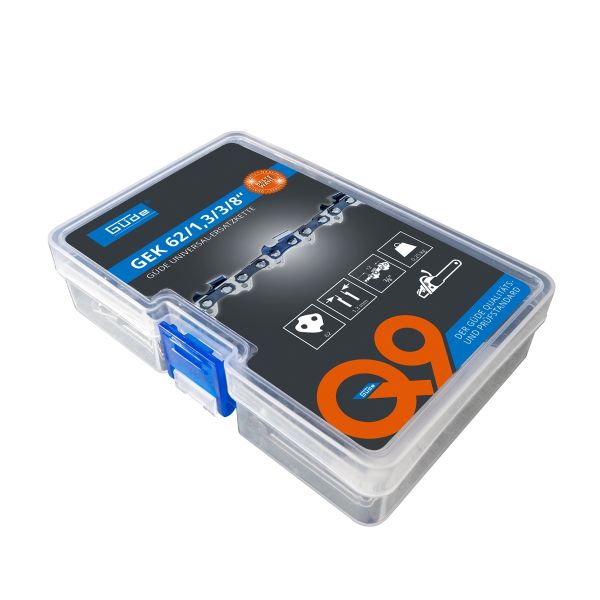 GÜDE Universal Sägekette GEK 62/1,3/3/8 Ersatzkette für Kettensägen 62 Glieder 
