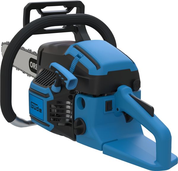 GÜDE Benzin Kettensäge KS 450-55 | 3,1 PS | 420 mm Schnittlänge | 495 mm Schwert 