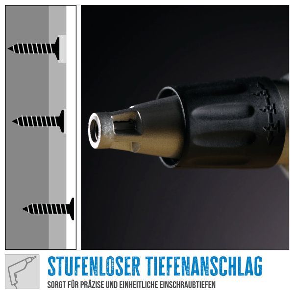 GÜDE Trockenbauschrauber TBS 710 Bohrmaschien Trockenbau 710 Watt 