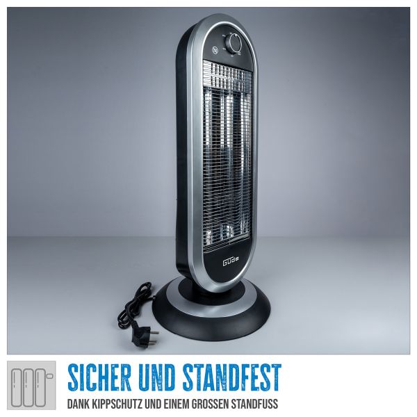GÜDE GIH 900 Infrarot Heizstrahler Heizlüfter Heizer 900 Watt Elektroheizer 