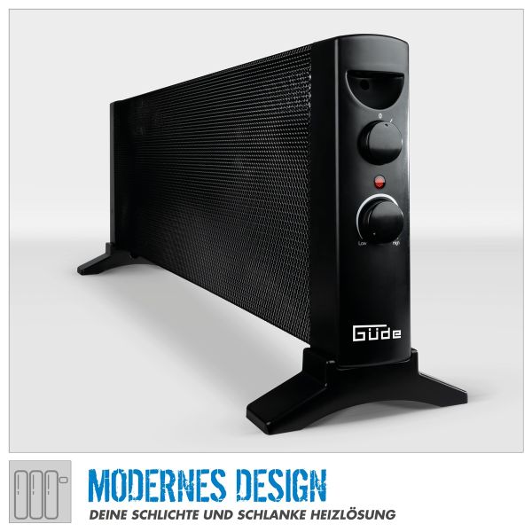 GÜDE GKH 1200 Mica Konvektionsheizgerät Heizlüfter Heizer 1200W Elektroheizer 