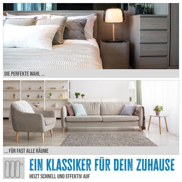 GÜDE Heizlüfter GH 2000 Heizer 2000 Watt 3 Stufen Lüfter Heizung Thermostat 