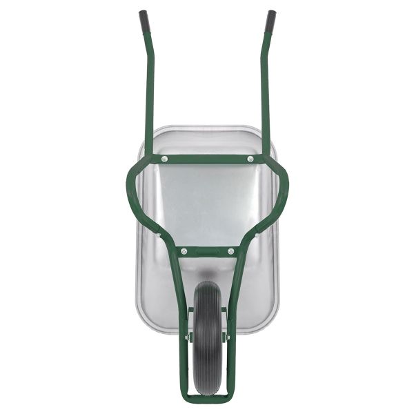 Matrix Schubkarre 100l 250kg PU-Rad Bauschubkarre grün Scheibtruhe *2.Wahl* 