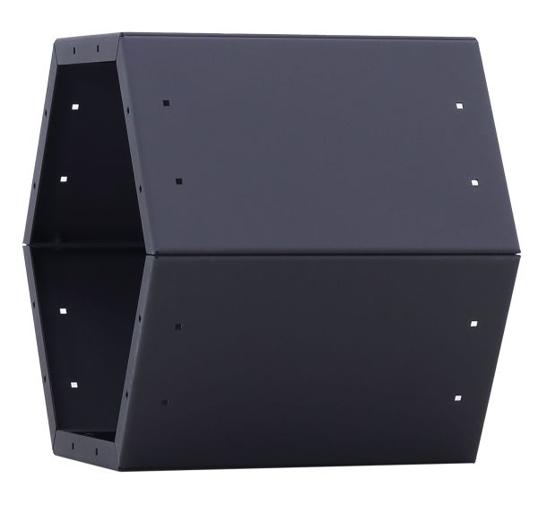 MAGNUS Brennholzregal R162 schwarz Kaminregal Holzregal Ofenregal Regal lackiert 
