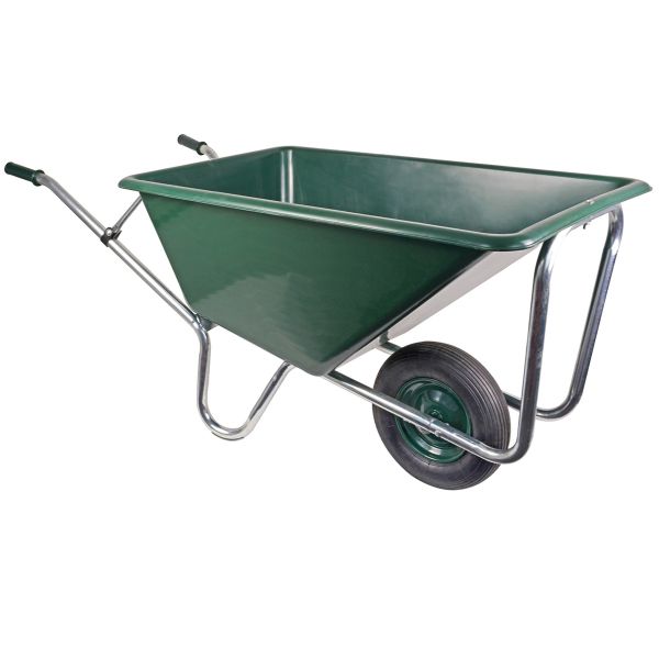 Matrix Schubkarre Stall Pferde Garten Großmuldenkarre 240l 1-Rad PU-Rad *2.Wahl* 