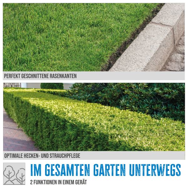 GÜDE Akku Gartenpflegeset Grasschere Heckenschere Strauchschere GPS 7.2V-1.5 