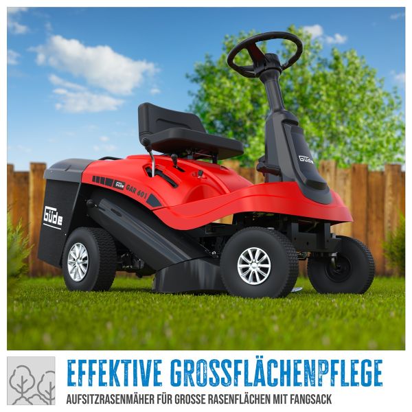 GÜDE Aufsitzrasenmäher Rasenmäher Rasentraktor Aufsitzmäher GAR 601 E-Start 