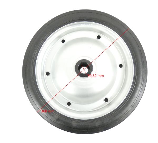 SIRL Ersatzrad Reifen für Betonmischer 360 x 70 mm BS 280, BP 300 N EVO PLUS 