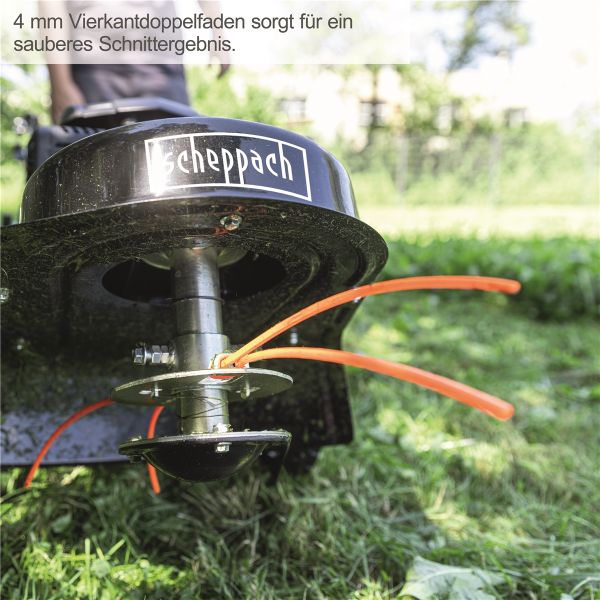 Scheppach Wiesenmäher Hochgrasmäher Rasenmäher Benzin 56cm 4,1 PS HMP161-56B 