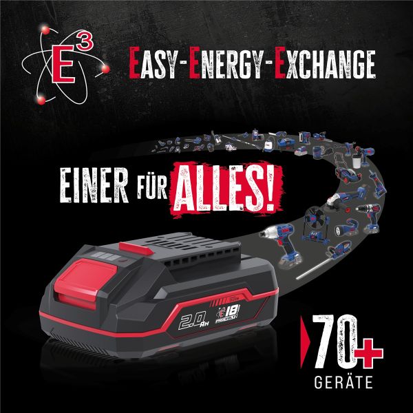 GÜDE Akkupack APPV 18-40 Li-Ionen Akku 18 V, 4 Ah passend zur 18V E³ Serie 