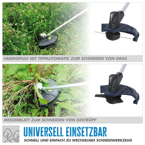 GÜDE Akku Freischneider FS 18-0 30cm Rasentrimmer Trimmer Spule ohne Akku 