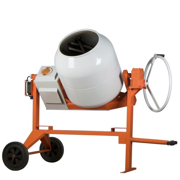 SIRL B200S Profi Betonmischer 190L 230V 0,75PS Leise 2,05m³/h Zahnkranzfrei 