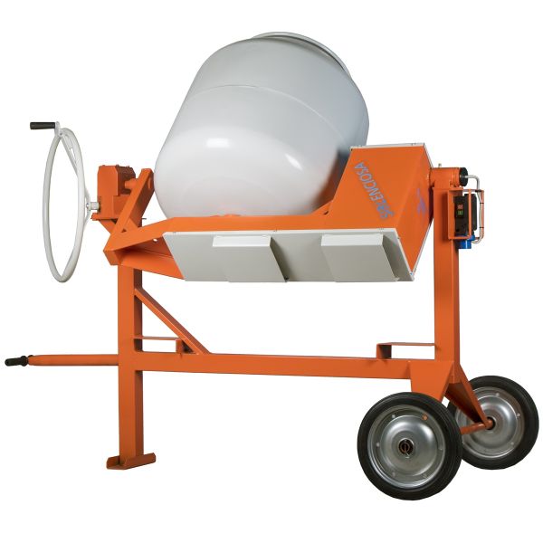 SIRL B280S Profi Betonmischer 260L 230V 2 PS Silent Leise 2,16m³/h Zahnkranzfrei 