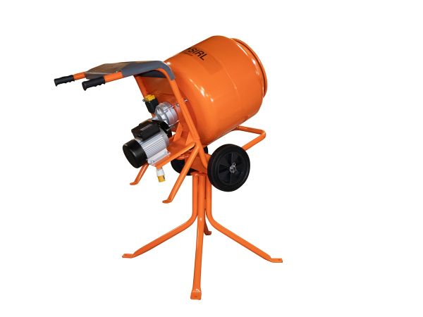 SIRL Fast Mix 150 Profi Betonmischer 130L 230V 0,75 PS Dreibein 1,00 m3/h 