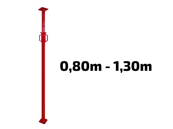 Baustütze Bausprieß Deckenstütze Fensterstütze Baustützen 0,8 - 1,3m 2Stück 