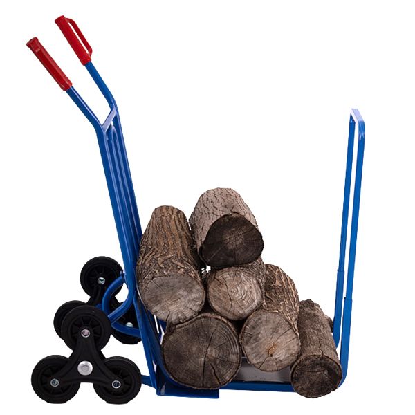 TRESTLES Sackkarre Treppensteiger für Holz Brennholz Holzstransport S101PHS 