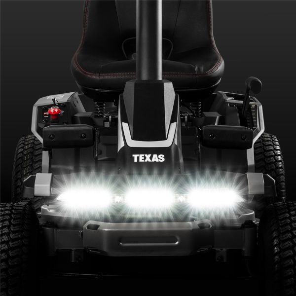 TEXAS Epsilon R9600Li Akku-Rasentraktor mit 96 cm Schnittbreite & 72V Power

 