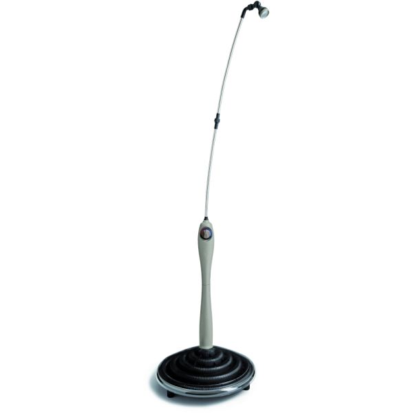 G.F. Gartendusche Sunny style grau Solardusche 140-200 cm Temperatur verstellbar 