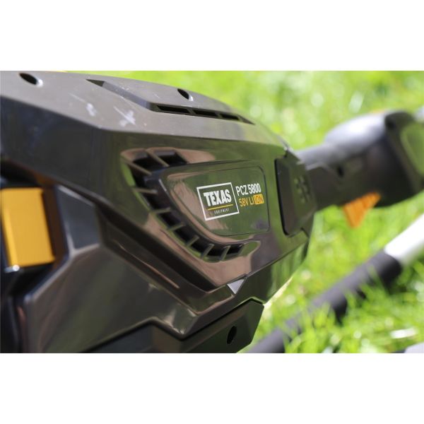 TEXAS PCZ5800 Profi Akku 58V Hochentaster Kettensäge inkl. 4Ah Akku u. Ladeg. 