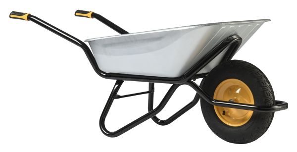 HAEMMERLIN Profi Schubkarre Bauschubkarre Clipso Excellium Luftrad 100l 200kg  