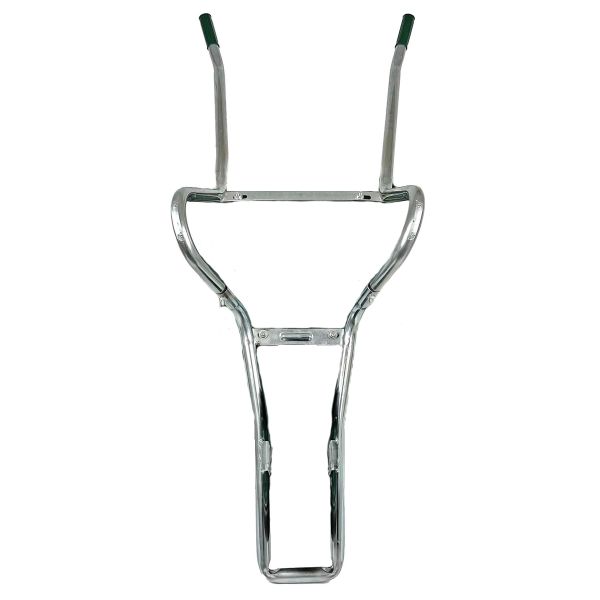 Matrix Ersatzrahmen Rahmen verzinkt Grüne Griffe für Schubkarre 100l  