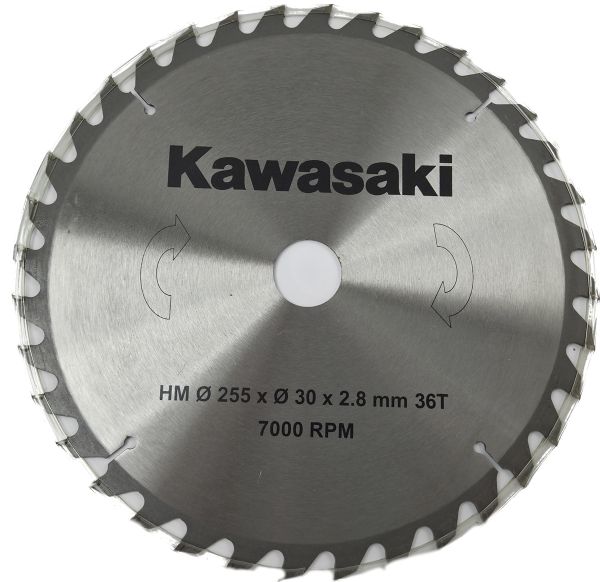 Matrix Ersatz Sägeblatt HM für Kawasaki SMS 1600-255 255 x 30 x 2,8 36 Zähne 