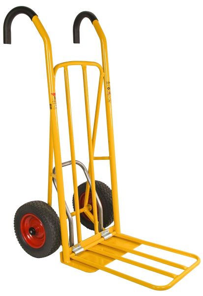 RAVENDO Sackkarre CLM 250 Ergo PU – 250 kg Transportkarre mit PU-Rädern 