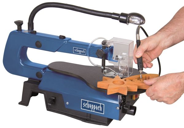 SCHEPPACH Dekupiersäge Laubsäge mit flexibler Welle Feinschnittsäge Deco-Flex