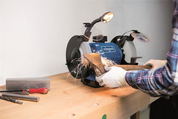 SCHEPPACH BG 200 Doppelschleifer Schleifmaschine Schleifer 550 Watt  