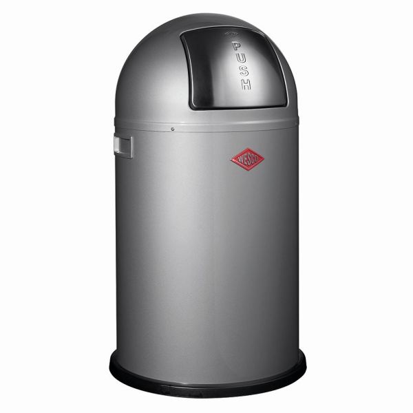 WESCO Abfalleimer, Abfallsammler, Mülleimer, Silber, Pushboy Junior, 22L ***NEU***