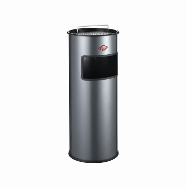 WESCO Standascher, Standaschenbecher, Aschenbecher, Graphit, 30L ***NEU***