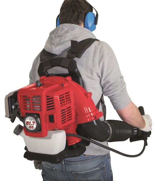 Scheppach Laubbläser Benzin LB5200BP Backpack Rücken Laubgebläse 1,9 PS Rucksack 