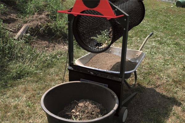 SCHEPPACH RS 400 Gartenrollsieb Sieb Trommelsieb Kompostsieb Erdsieb 230V