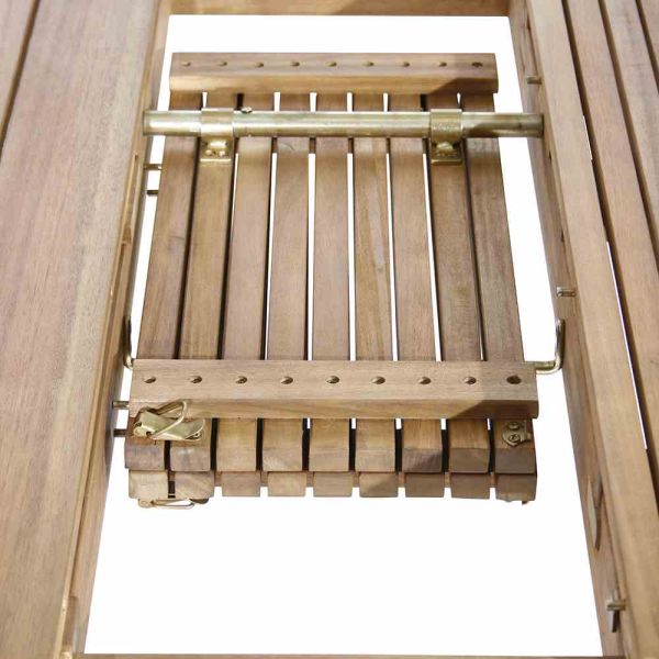 SIENA GARDEN Ausziehtisch Falun 150/175/200x100x74 cm Akazie natur rechteckig 