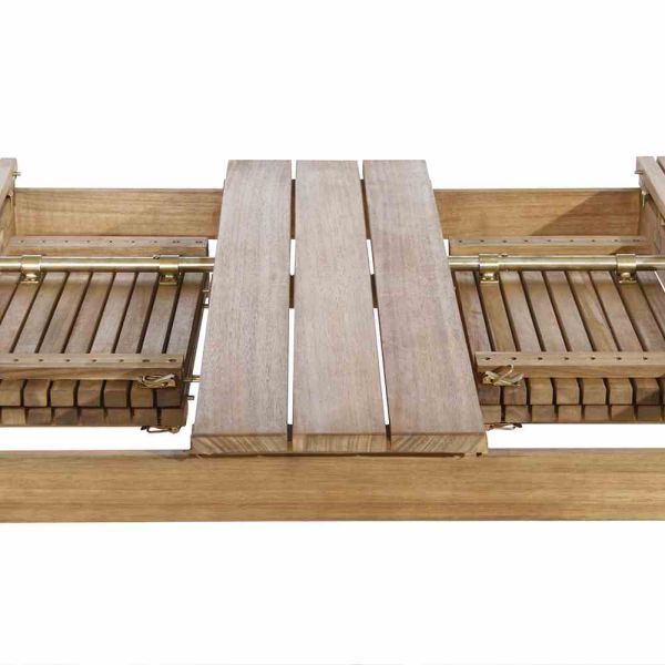 SIENA GARDEN Ausziehtisch Falun 150/175/200x100x74 cm Akazie natur rechteckig 