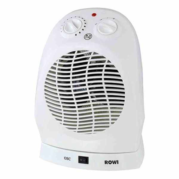 ROWI Heizlüfter HHL 2000/3/1 O, 60m³, Oszillation bis 60°, 2000W, 230V