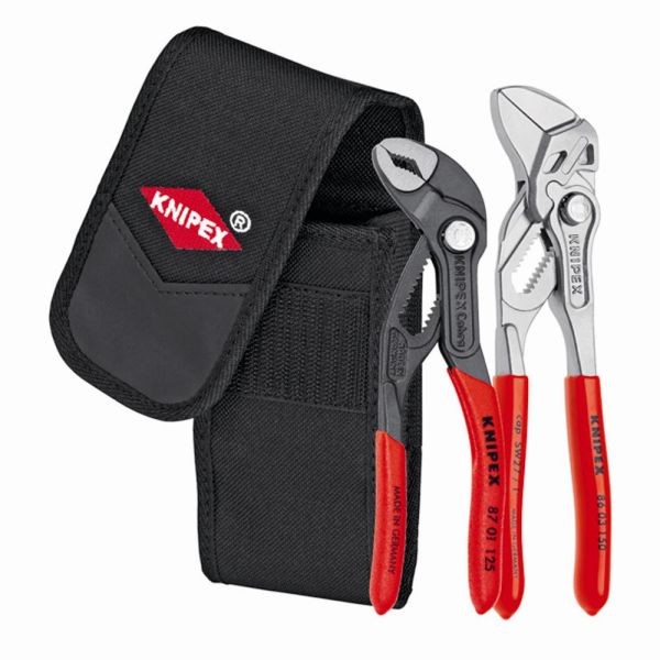 KNIPEX Mini-Zangenset in Werkzeuggürteltasche Gürteltasche inkl. Zangen