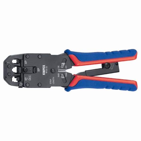 KNIPEX 0304440 Crimpzange 200mm für Westernstecker, ***NEU*** 