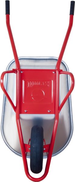 ALTRAD LIMEX Profi Schubkarre Bauschubkarre mit Bodenblech rot 100 Liter 