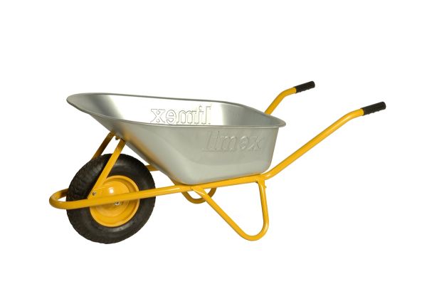 ALTRAD LIMEX Profi Bauschubkarre Schubkarre Gartenkarre Schiebkarre gelb 100l