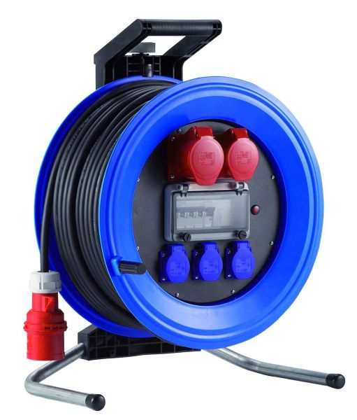 HEDI Profi-Kabeltrommel 32A 33m 5G4mm² FI CEE IP44 Industrie K4333011I4 