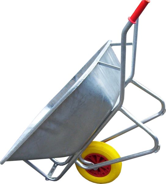 FOXWINKEL Farmer I Großmuldenkarre Agrarkarre Schubkarre 200L PU Rad Hofkarre