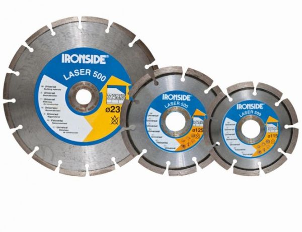 IRONSIDE Diamant Scheibe 230 mm 2,5/6 mm Laser 500 Trennscheibe segmentiert ***NEU***