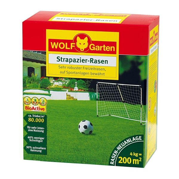 WOLF-GARTEN Strapazier-Rasen Rasensamen LJ 200 ***NEU*** 