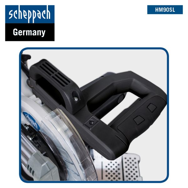 SCHEPPACH HM90SL Kappsäge Zugsäge Gehrungssäge 216mm Laser 2.Sägeblatt 2200 Watt