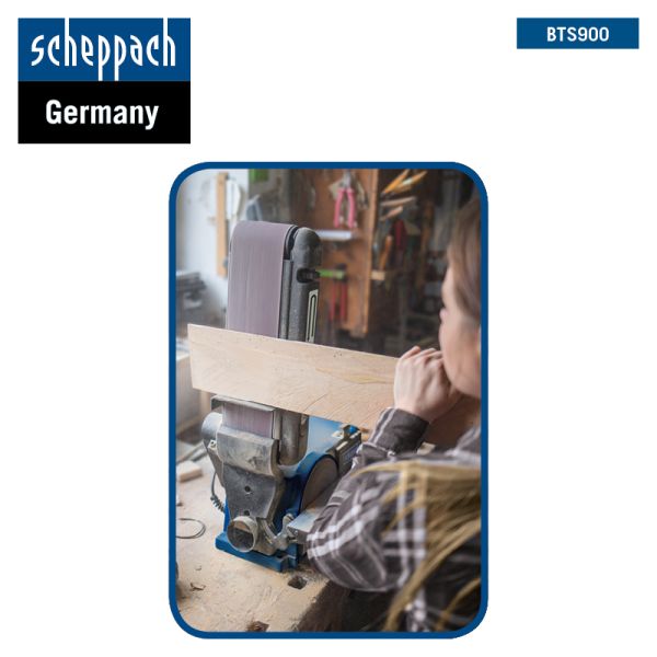 SCHEPPACH BTS900 Bandschleifer & Tellerschleifer Kombi-Schleifer Schleifmaschine 
